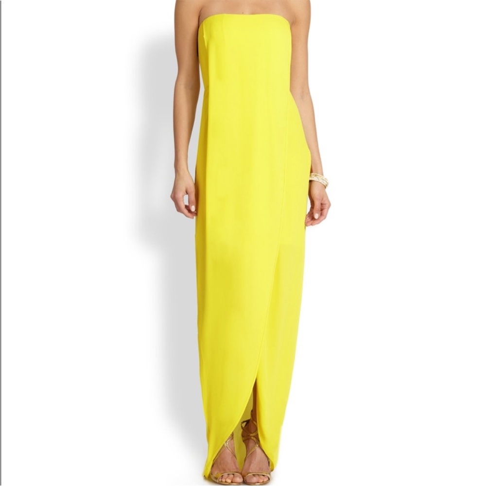 BCBG MAXAZARIA JESSE STRAPLESS GOWN
